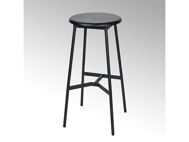 Металлический барный стул с подставкой для ног LAMBERT Derrick ARCH-00064193 - Вид №1