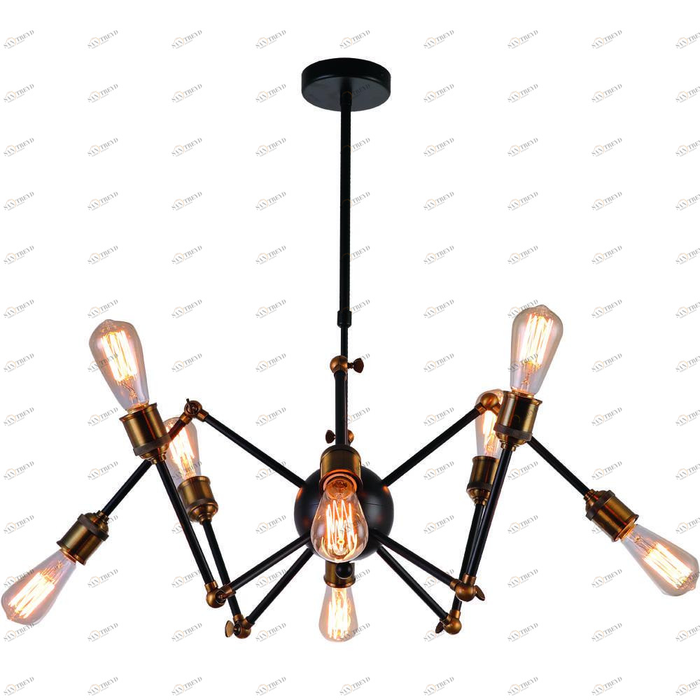 Подвесная люстра Divinare Formica 3037/03 SP-8 DIVINARE ДИЗАЙНЕРСКИЕ, FORMICA 074967 Черный 