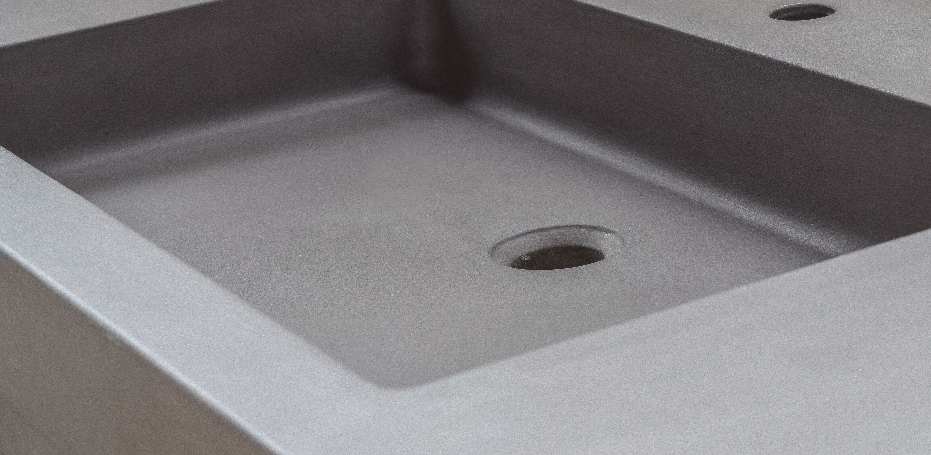 Бетонная одиночная прямоугольная раковина URBI et ORBI PLURA UNI ARCH-00138512 - Вид №7