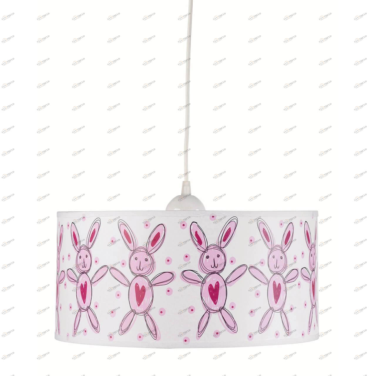 Детский подвесной светильник Vaggeryd розовый MARKSLOJD  326509 Розовый 