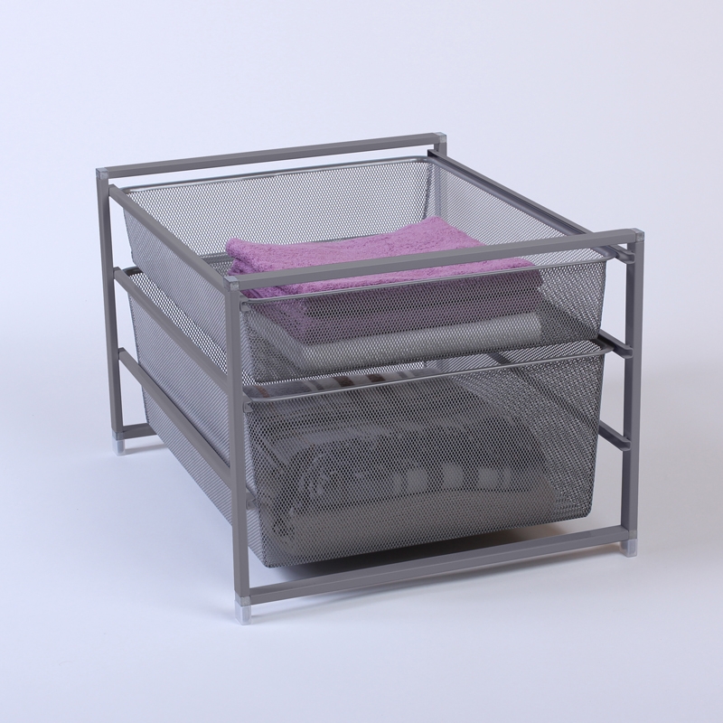 Корзина мелкосетчатая , 555х410х185 мм, серый LJPS0545 Public Steel Россия  - Вид №2