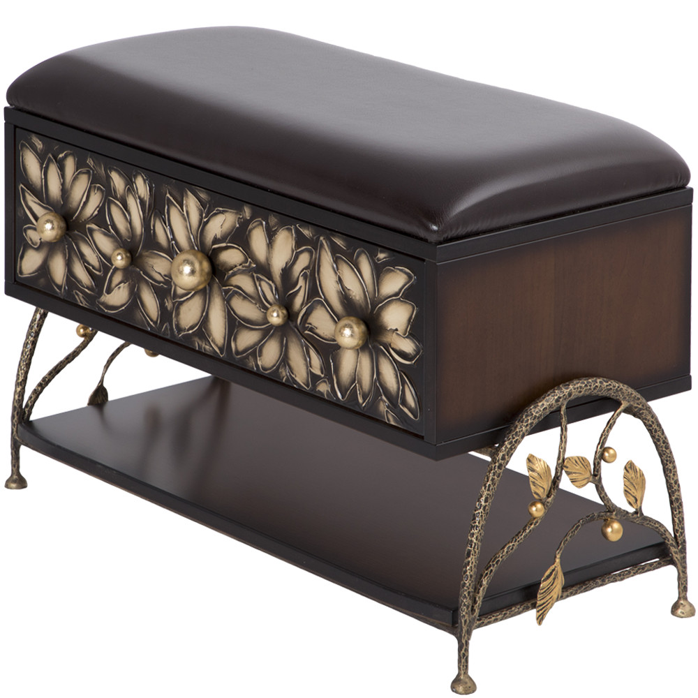 14079 Банкетка Терра Каштан Амбер BOGACHO 4627196590441 - Вид №5