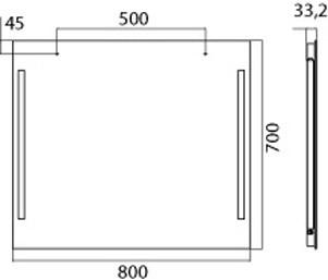 Emco Bad Зеркало в ванной со встроенной подсветкой sun-id-1429832 - Вид №3