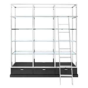 700435-02 ABHIKA КНИЖНАЯ КОРОБКА KENNEDY H240 218X42 SILVER