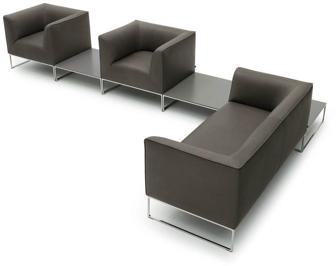 COR Мягкое кожаное кресло Mell sun-id-1454923 - Вид №2