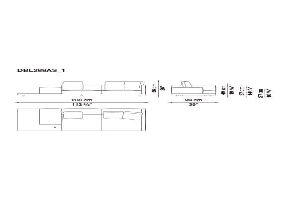 Кожаный диван B&B Italia док ARCH-00106863 - Вид №177