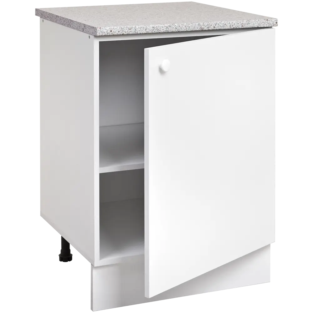 Шкаф напольный Бэлла 60x86x60 см ЛДСП цвет белый 82557151 STLM-2075988 Santreyd - Вид №3