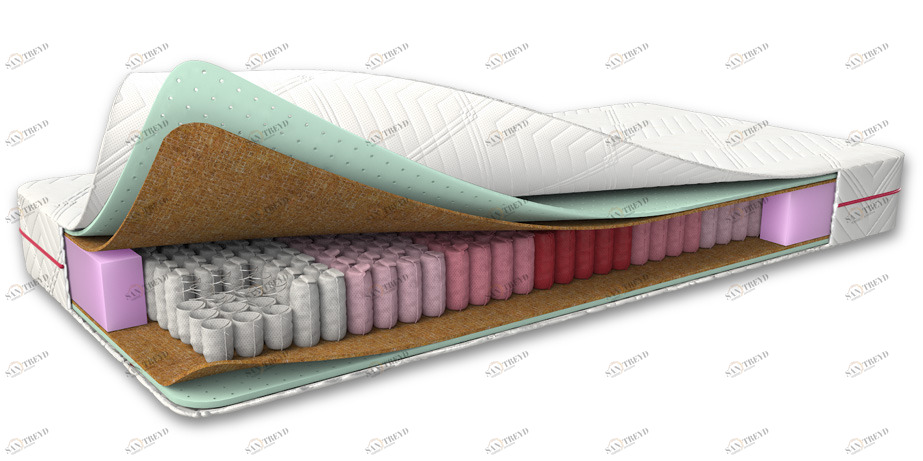 Матрас ортопедический 80x190 "Диона" BELABEDDING  129379 Белый 