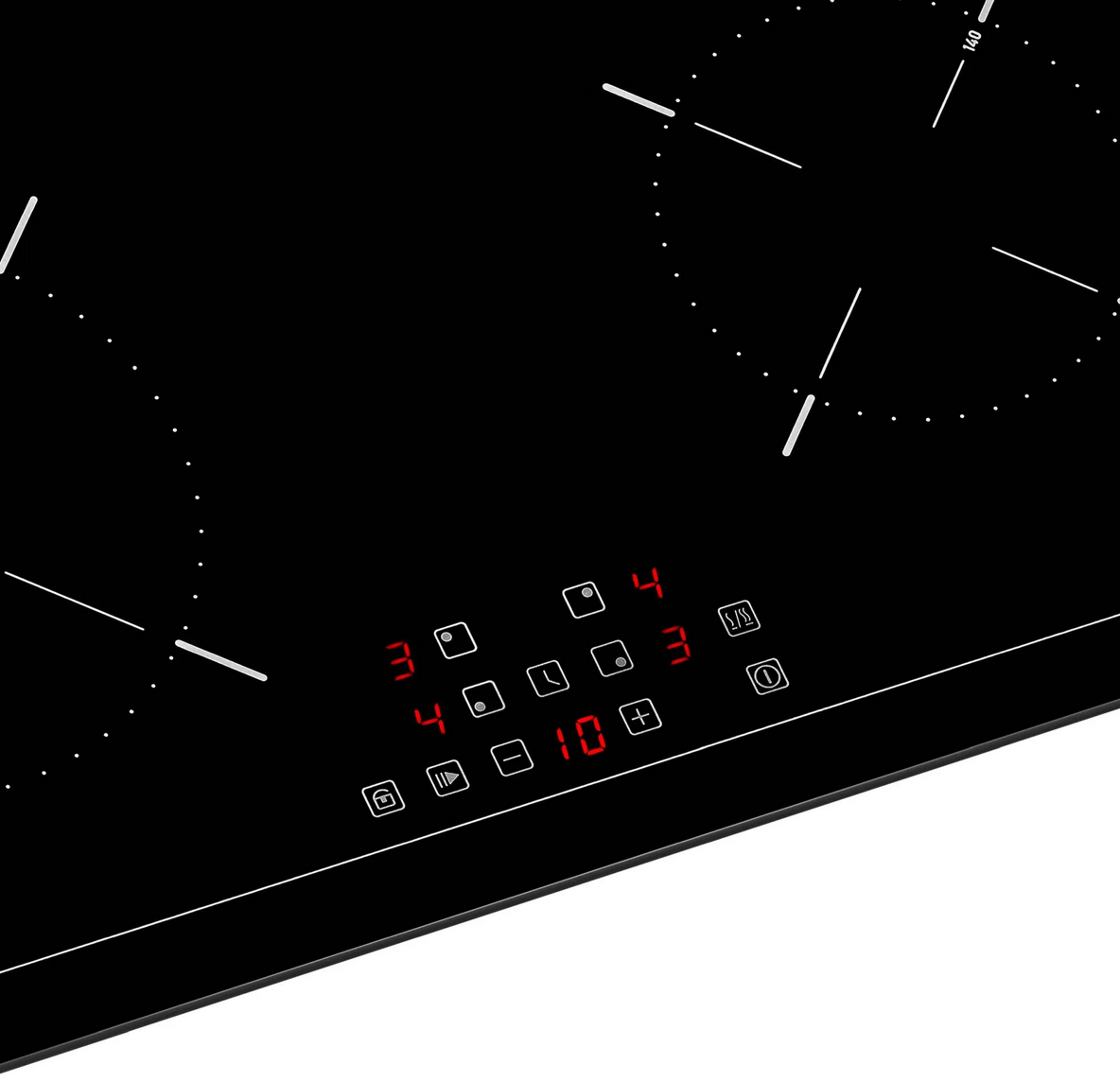 9168770 Индукционная варочная поверхность Meferi MIH604BK LIGHT STDN-0135033 - Вид №4