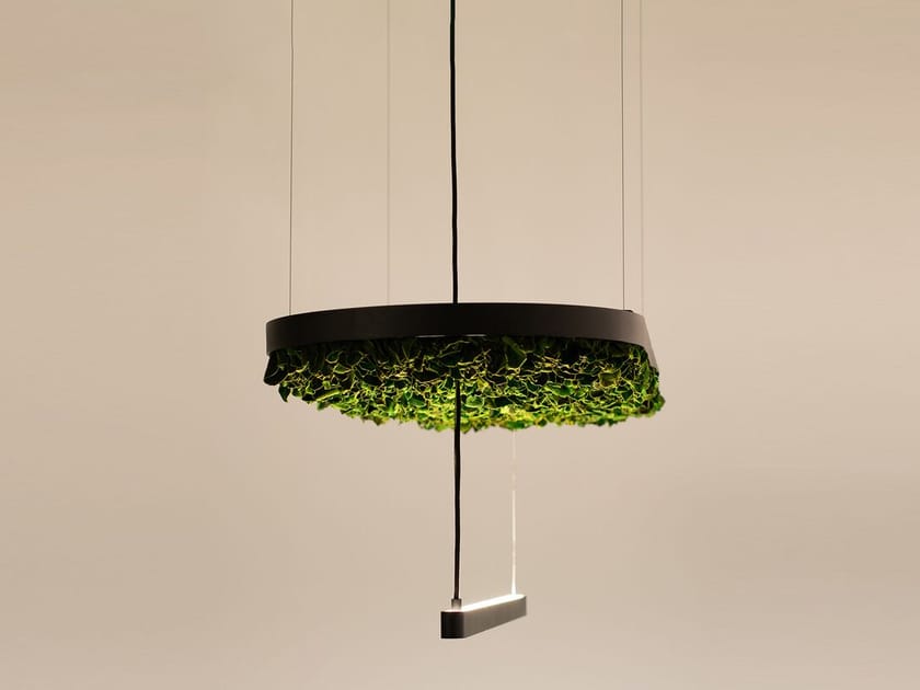 Акустическая подвесная панель в стабилизированных растениях GREENMOOD HOVERLIGHT ARCH-00083178