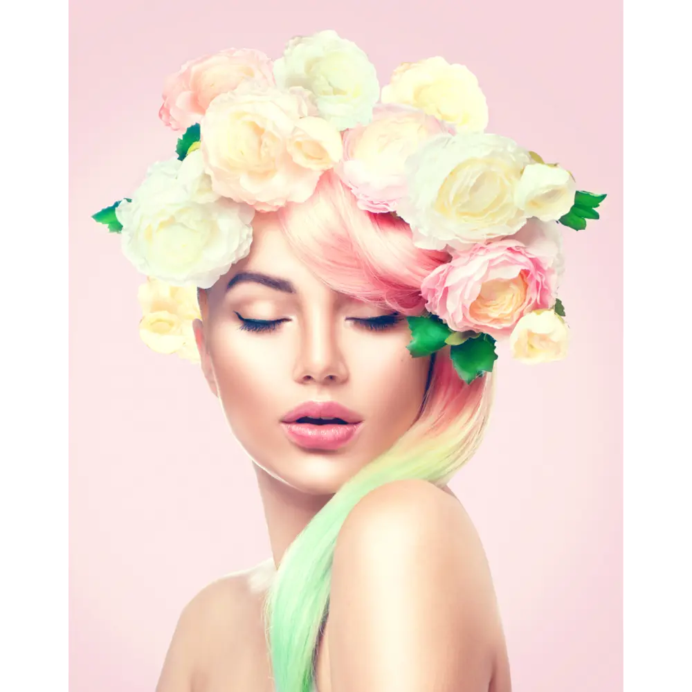 Картина на стекле Девушка весна 40x50 см 83515674 STLM-2050574 POSTERMARKET 