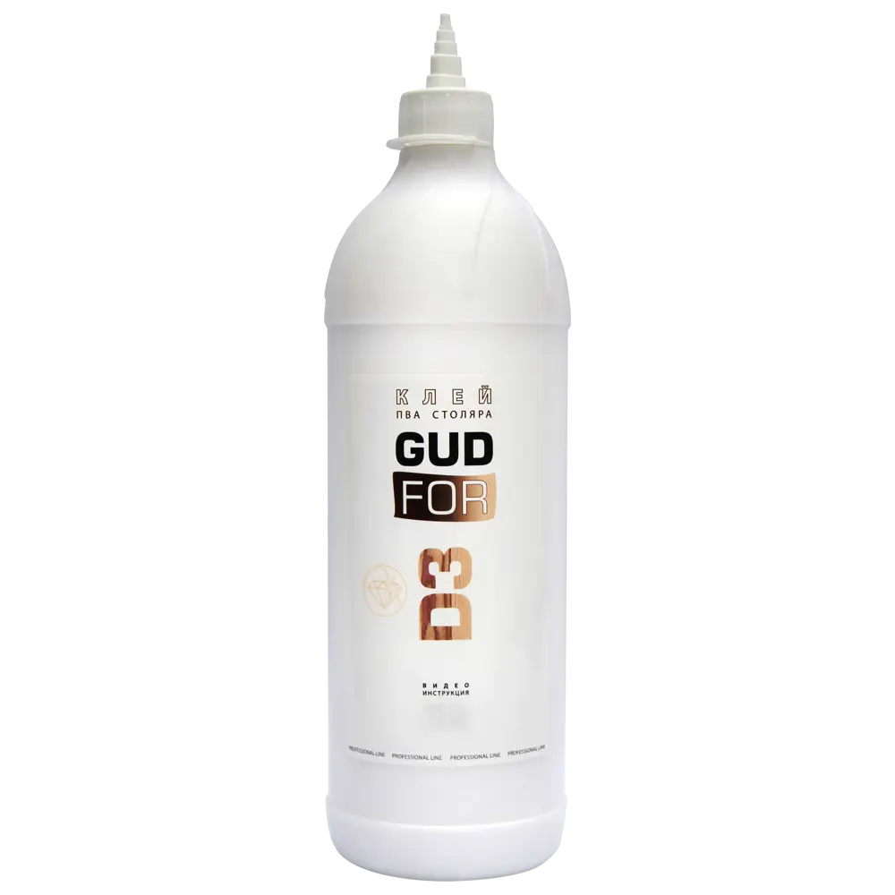 Клей столярный для дерева Gudfor D3 прозрачный 850 г STLM-2208216