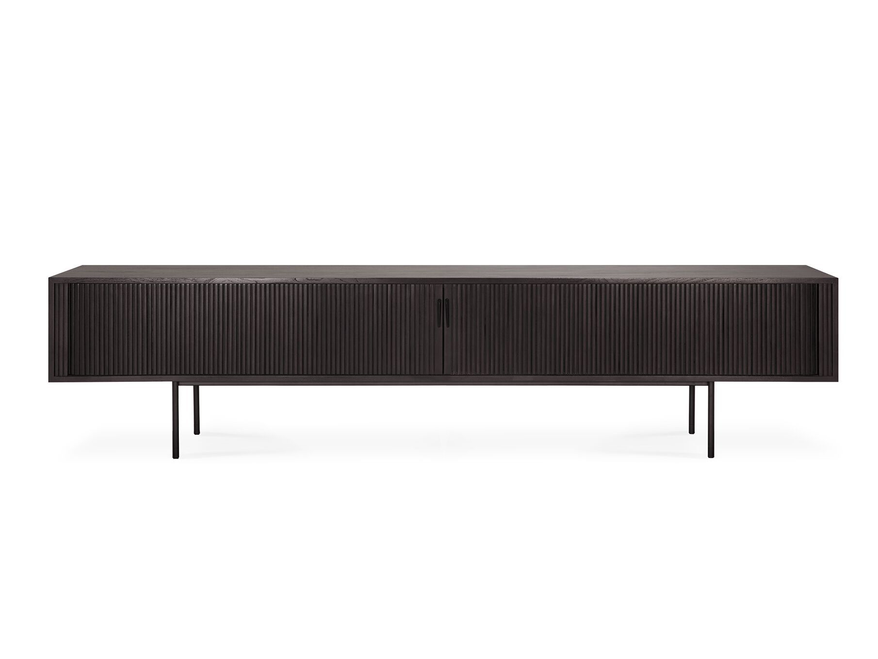 ТВ шкаф из тикового дерева с раздвижными дверями Ethnicraft Roller Max ARCH-00126795