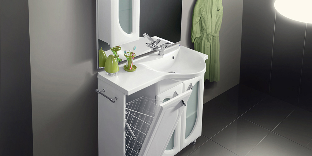 Комплект мебели для ванной Belux Лира 80 L АРКТИКН8001L - Вид №1