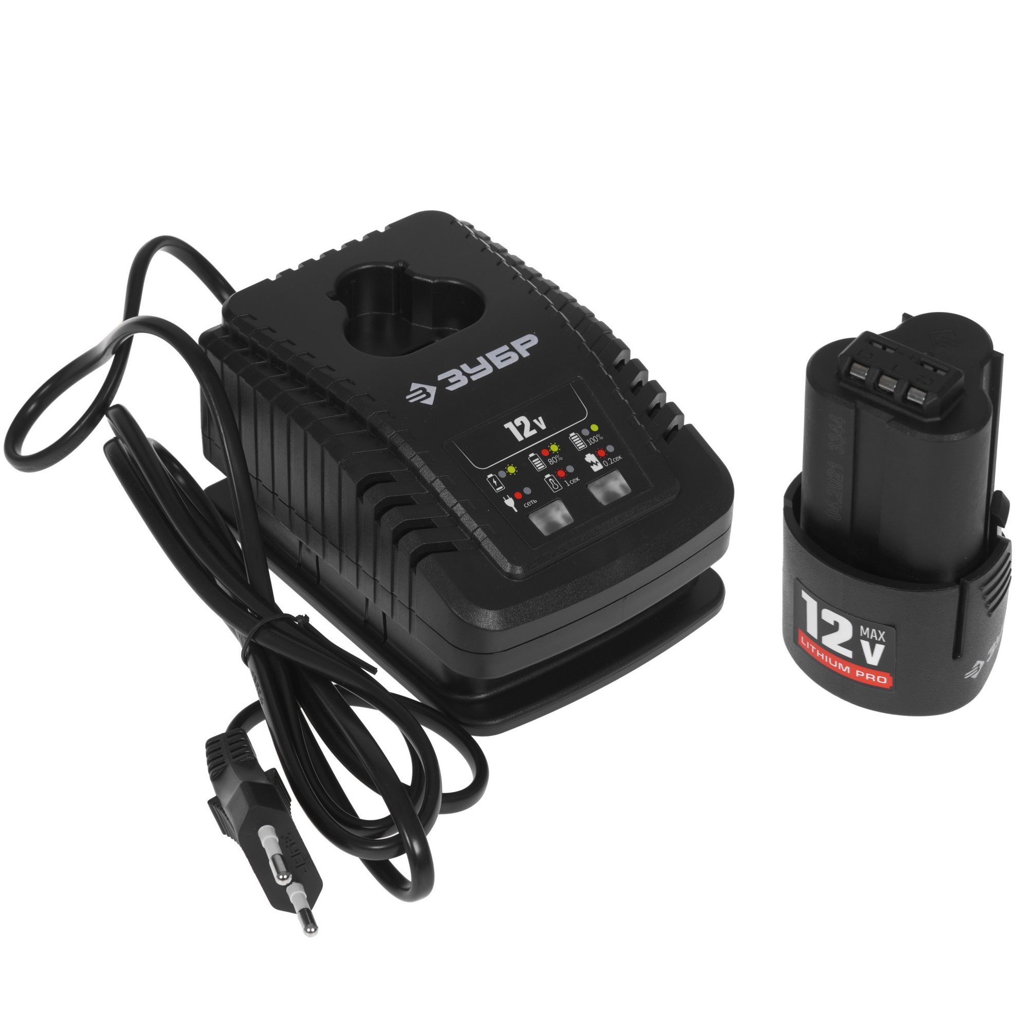 Набор электроинструментов Зубр DL-121-22F + LED фонарь 12V MAX LITHIUM PRO 9909104 STDN-0139606 - Вид №11