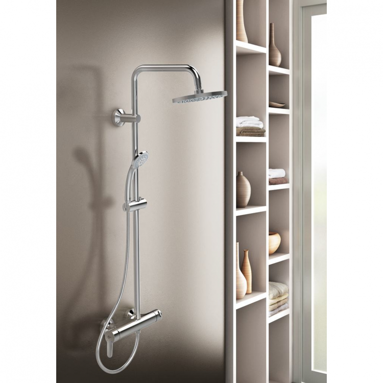 B1098AA Душевая система в комплекте с настенным смесителем для душа Ideal Standard IDEALRAIN ECO  - Вид №2