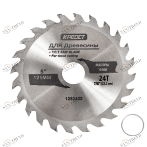 Диск пильный по дереву 190х24Tх30-20мм Креост 12922