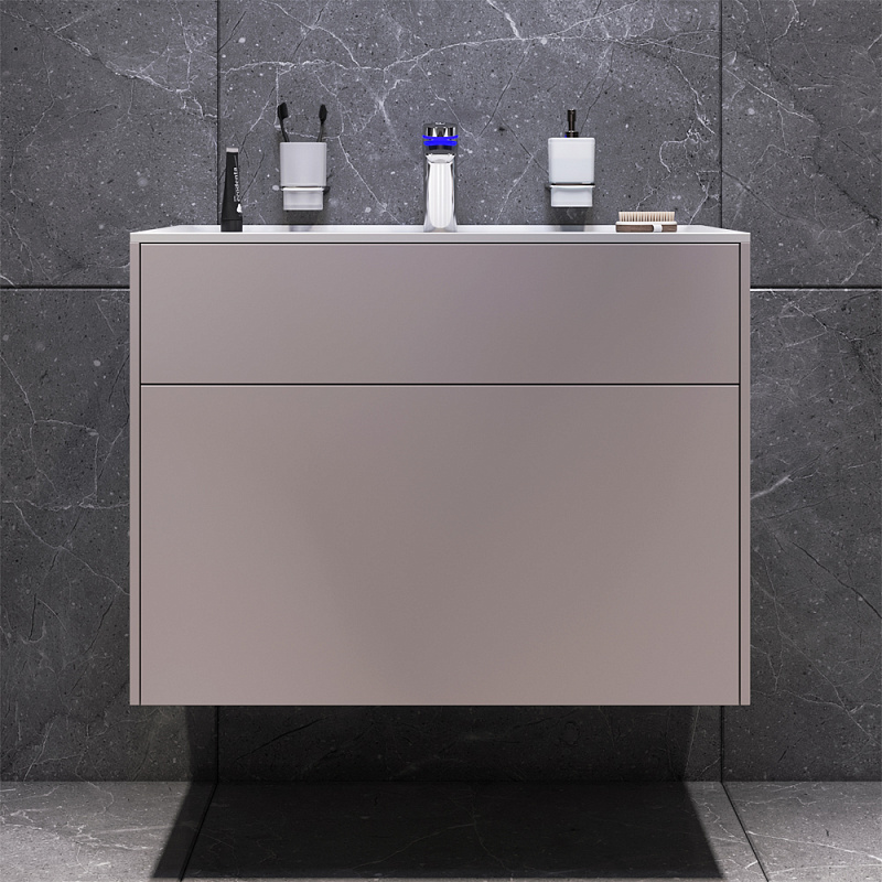 M50AFHX0803EGM INSPIRE V2.0 База под раковину подвесная 80 см 3 ящика push-to-open элегантный AM.PM Inspire 2.0 