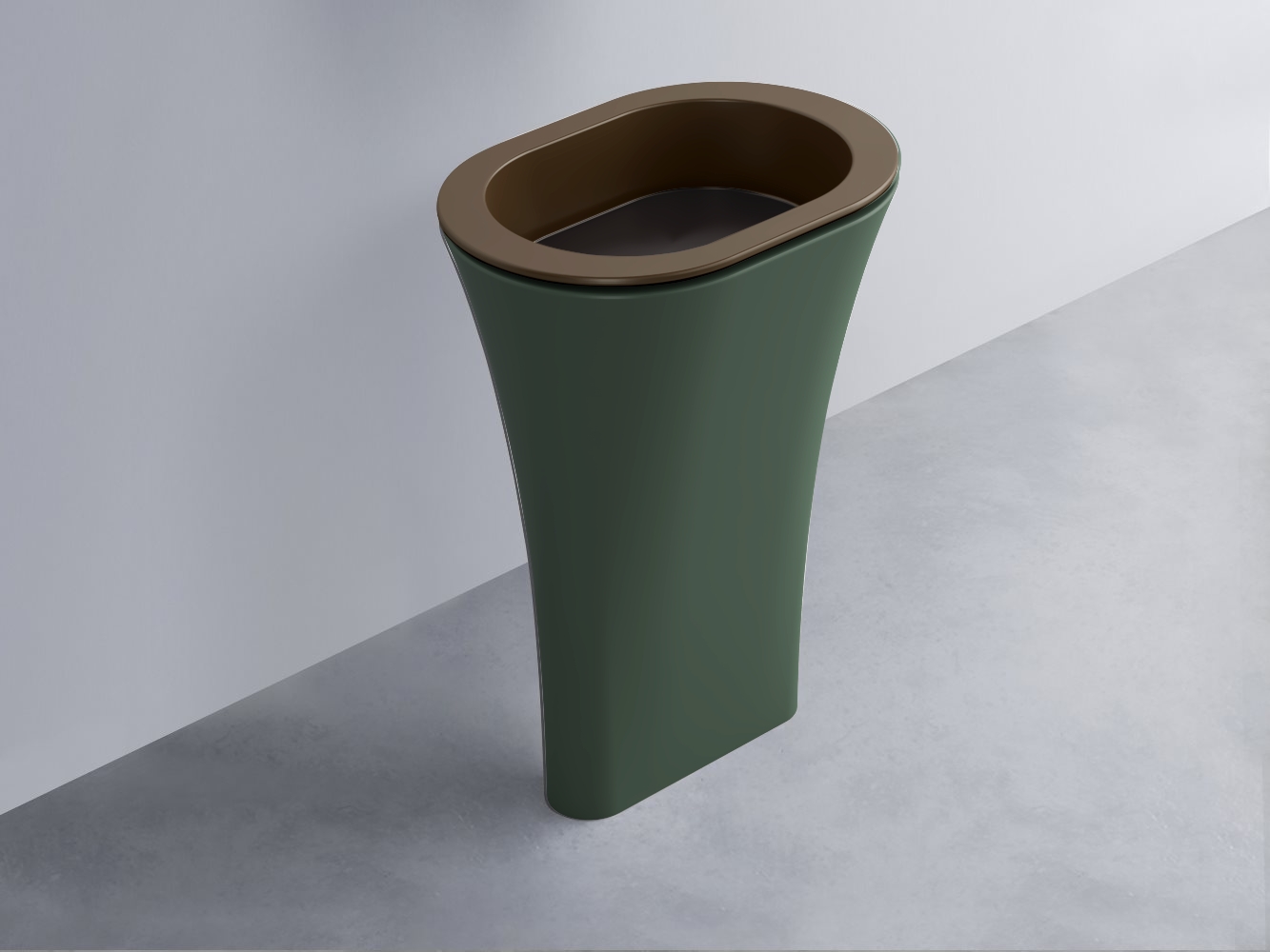 AMLA65-CA+AMPILO-LV+AMCOLO-MU Раковина Amedeo Ovale отдельностоящая cielo Enjoy + Amedeo Ceramica Cielo