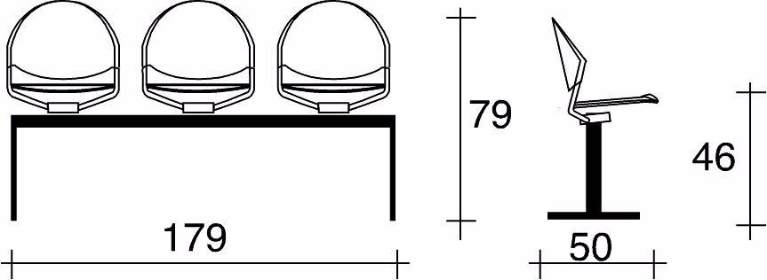 TALIN Сиденье на балке перекрытия из полипропилена Delfi sun-id-1380810 - Вид №9
