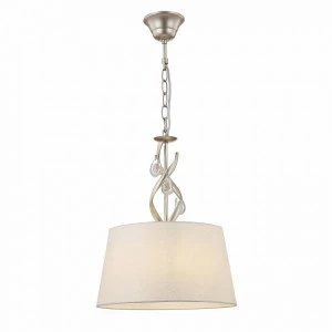 Люстра подвесная с абажуром бежевая Monique FR2001PL-03G FREYA CLASSIC 00-3957108 Бежевый