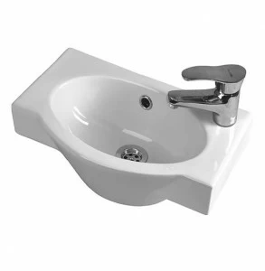 101634 Подвесная раковина настенная прямоугольная SANTEK  белая