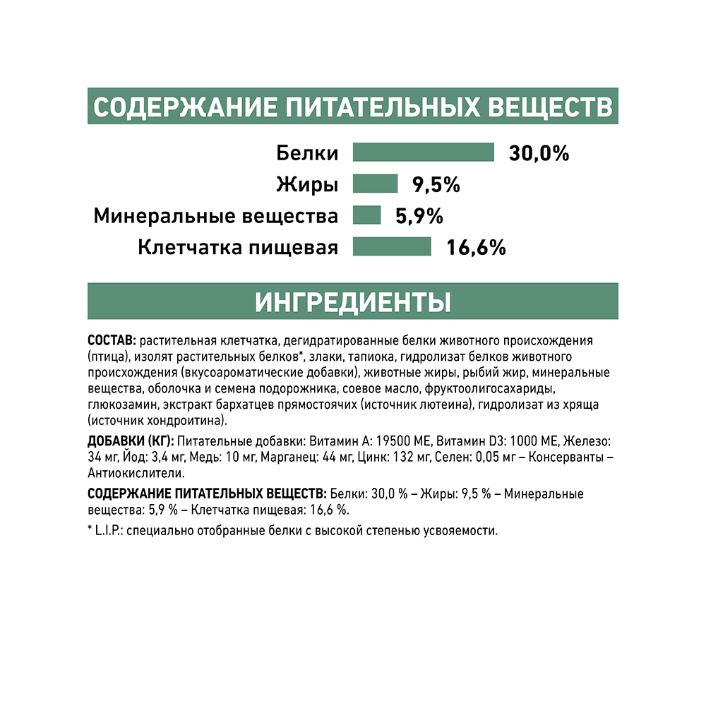 УТ0005720 Корм для собак Vet Diet Weight Management CAT30 при ожирении (стадия 1) сух. 12кг ROYAL CANIN  - Вид №6