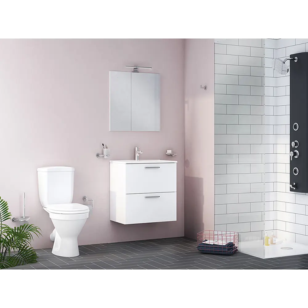Унитаз-компакт Vitra Norm Zart косой выпуск двойной слив 84505954 STLM-2004579 - Вид №4