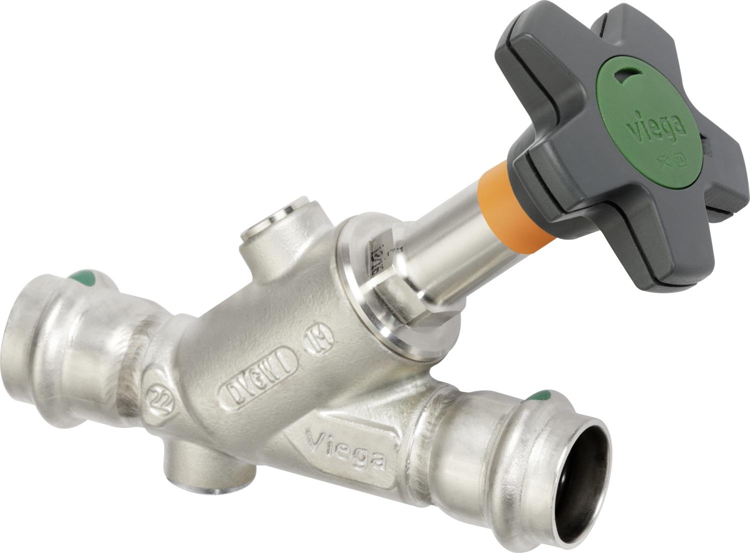 Viega Наклонный вентиль CRV Easytop Inox 2338.5 (757939) 757 939 - Вид №2