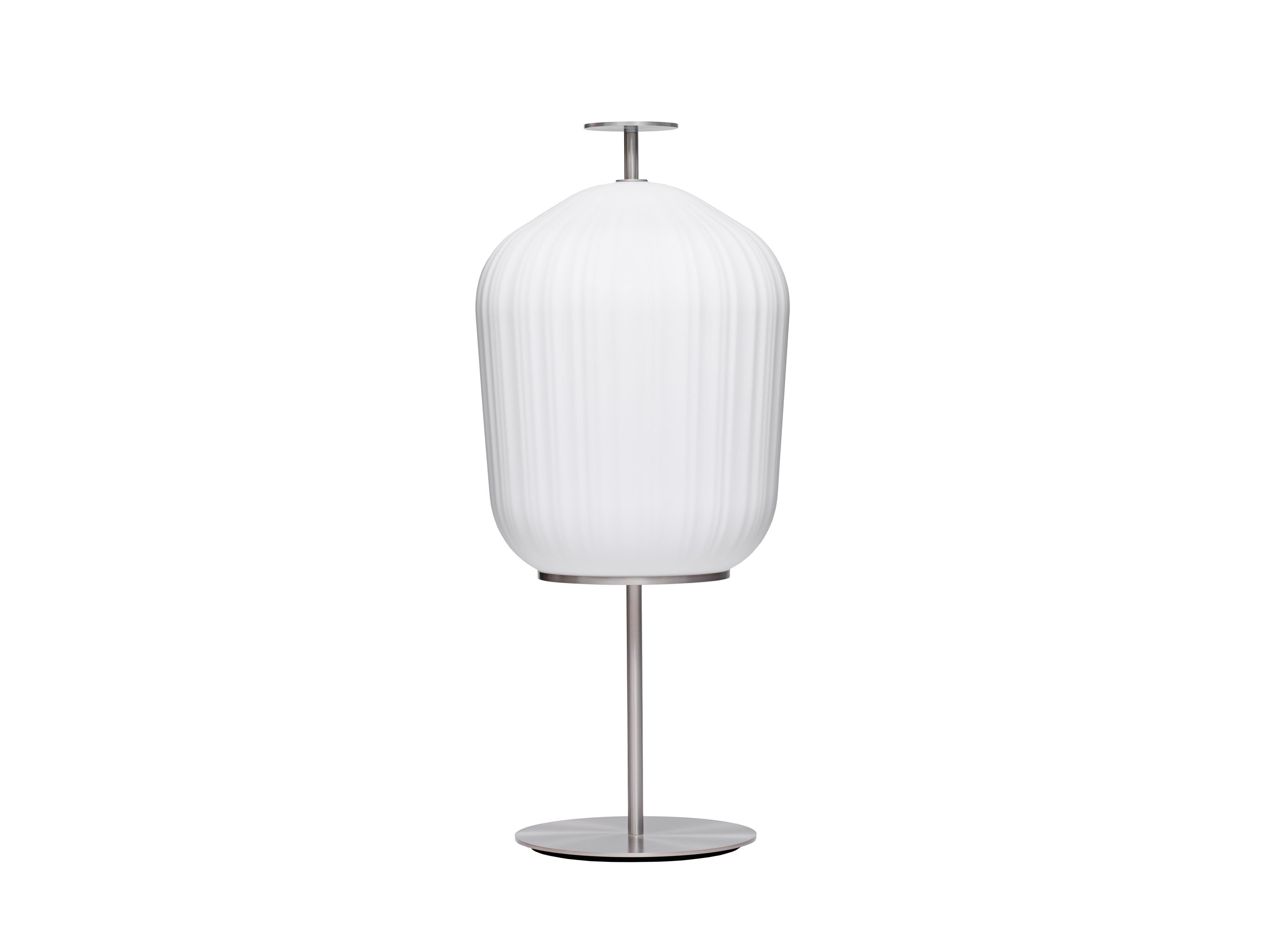 Алюминиевый и стеклянный светодиодный торшер Classicon Plissée ARCH-00095717 - Вид №20