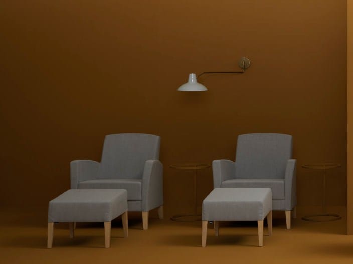 Тканевое кресло с подлокотниками PIAVAL FANDANGO-Contract ARCH-00086849 - Вид №5