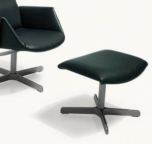 de Sede Кожаная подножка с 4 спицами Ds-343