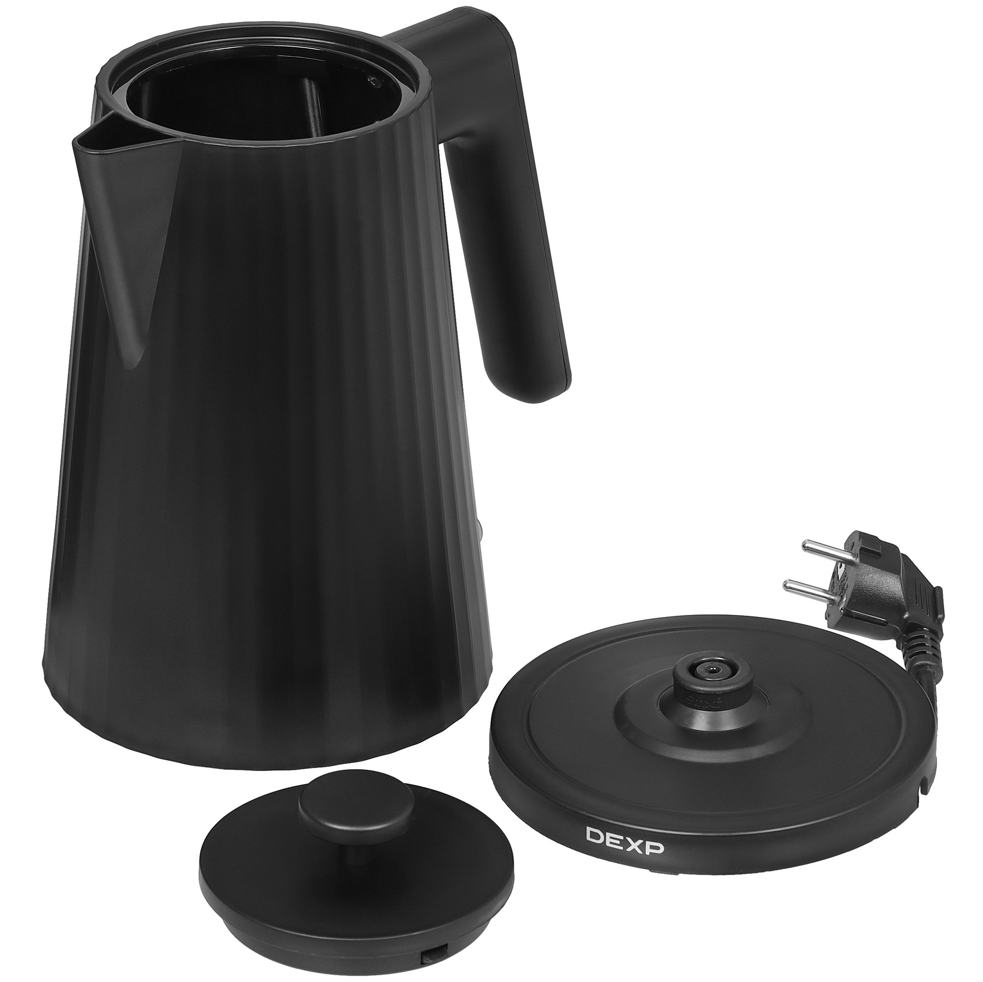 9000070 Электрочайник DEXP EK-22FD Nero черный STDN-0046960 - Вид №4