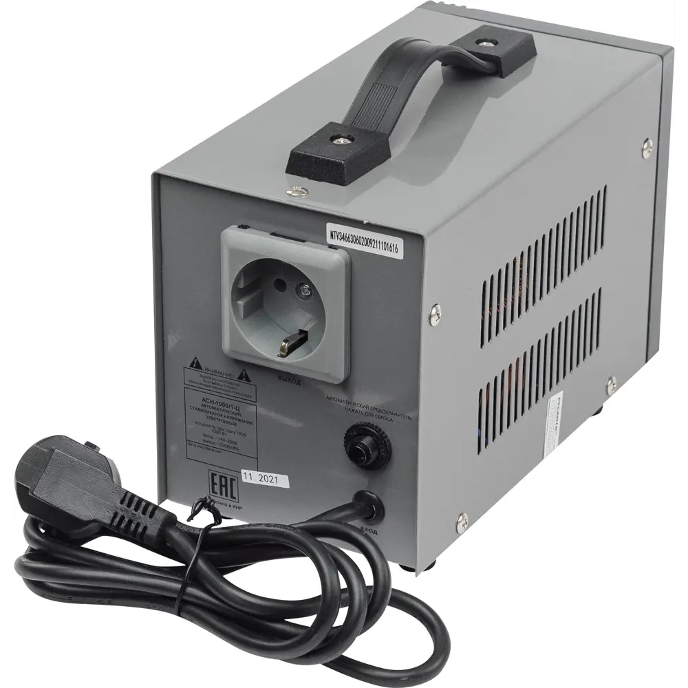 Стабилизатор напряжения Ресанта АСН- 1 000/1-Ц 1 кВт STLM-2155746 - Вид №5