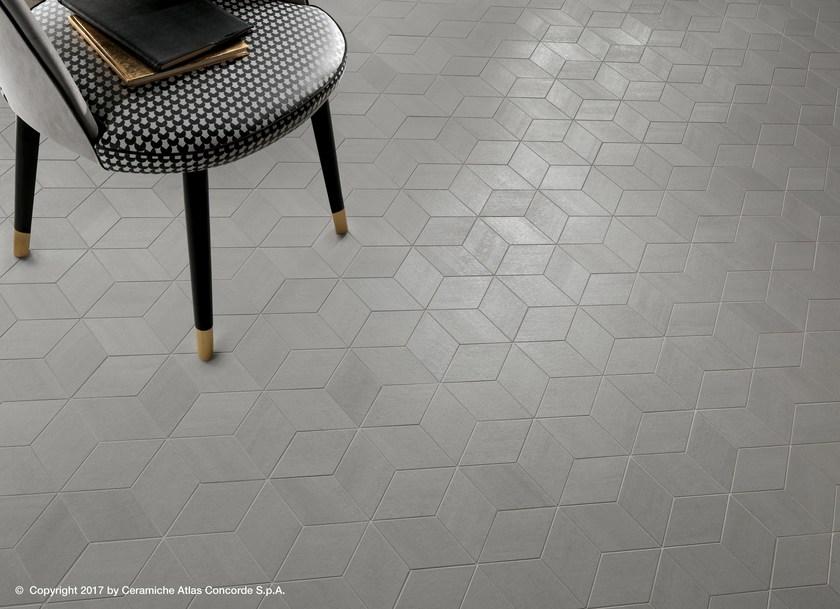 Atlas Concorde Пол из керамогранита с эффектом бетона и металла Mek sun-id-1401076 - Вид №4