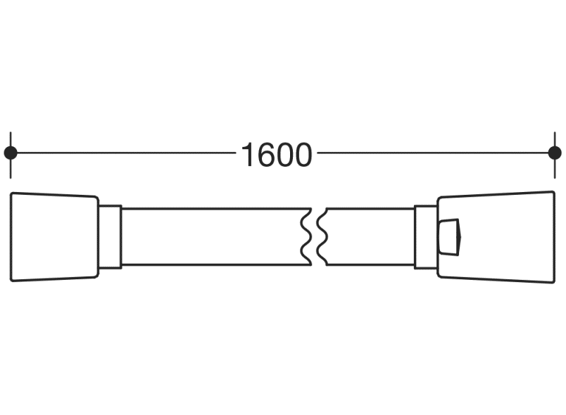 950.33.E057 шланг для душа HEWI Universalprodukte  - Вид №1