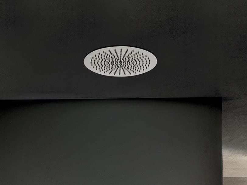 Круглая душевая головка из нержавеющей стали с 2 струями Fantini Rubinetti Acquafit ARCH-00021908