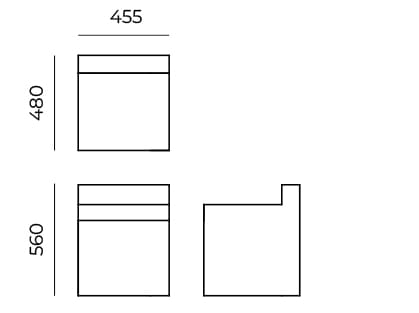 Низкий стул в Cimento® Zaccaria ARCH-00122779 - Вид №9