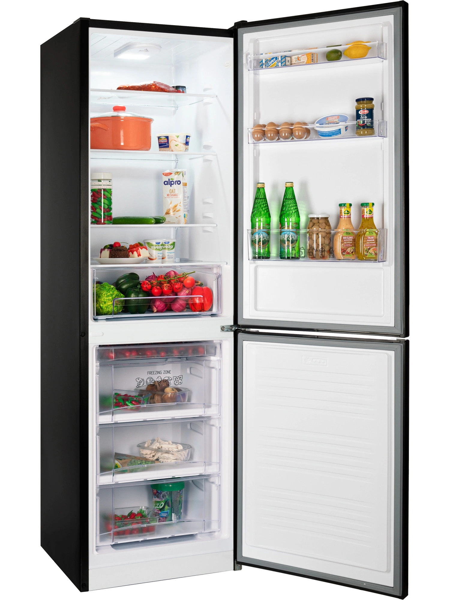 9291903 Холодильник с морозильником   NORD NRB 162NF B черный STDN-0086798 - Вид №1