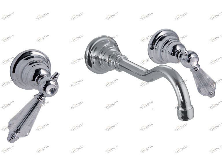 F5401L/5C Смеситель для раковины на 3 отверстия настенный FIMA CARLO FRATTINI Herend Chic 