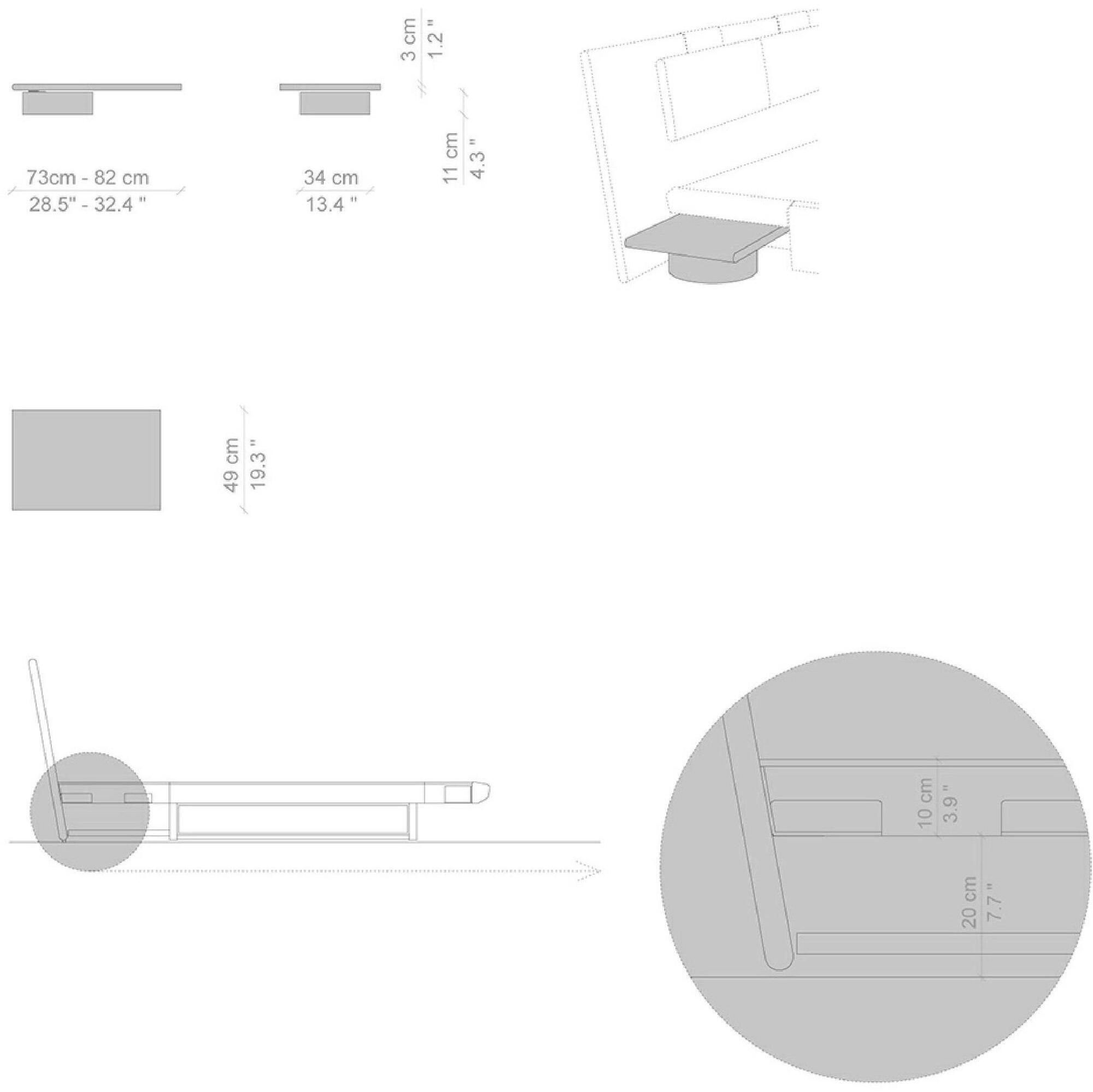 Cassina Кровать с изголовьем из ясеня  L42  - Вид №15