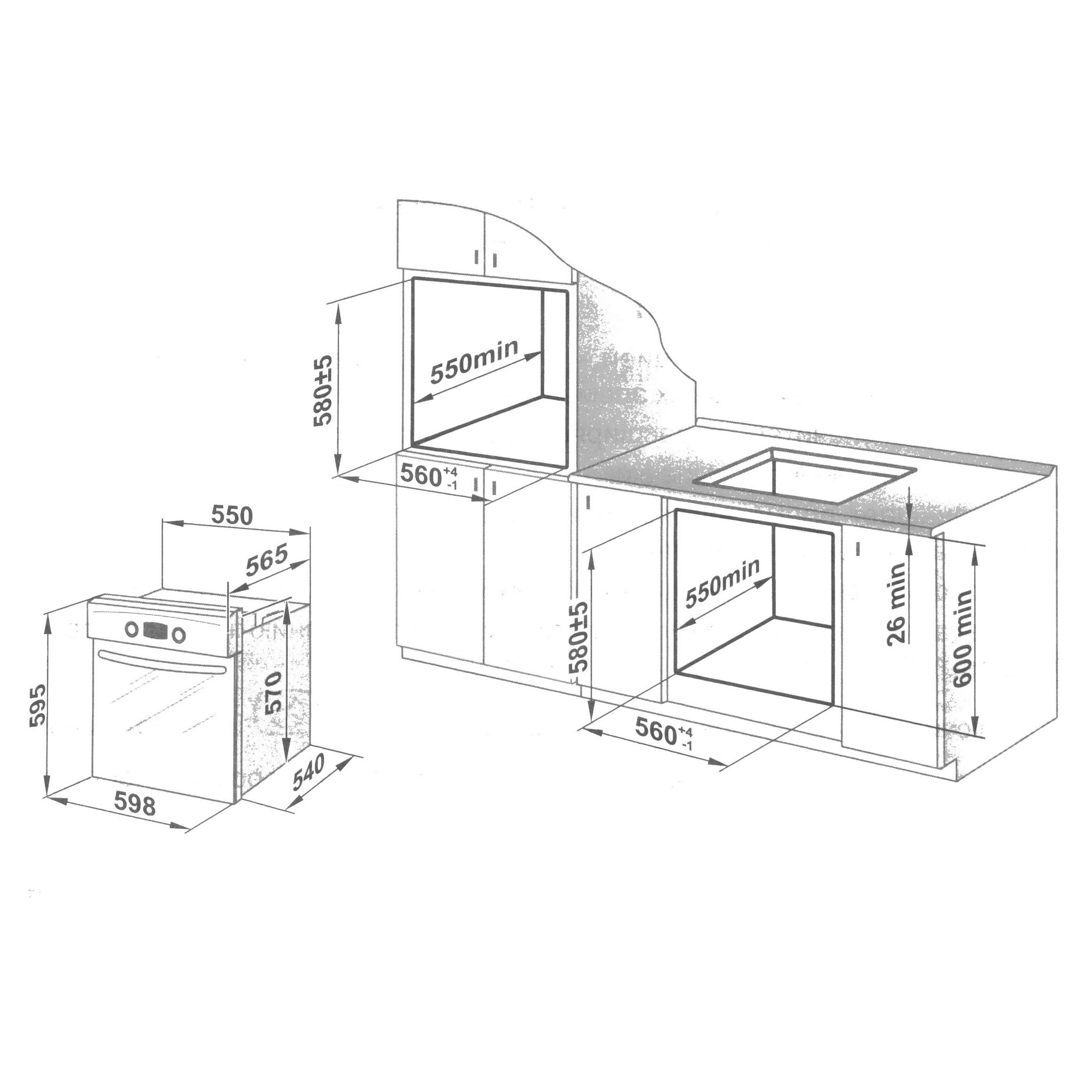 7940626 Электрический духовой шкаф Gefest ДА 602-02 С серебристый STDN-0065495 - Вид №11