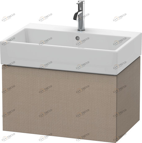 LC617607575 Тумбочка подвесная L-Cube #LC6176 684 x 459 мм Лен, декор Duravit