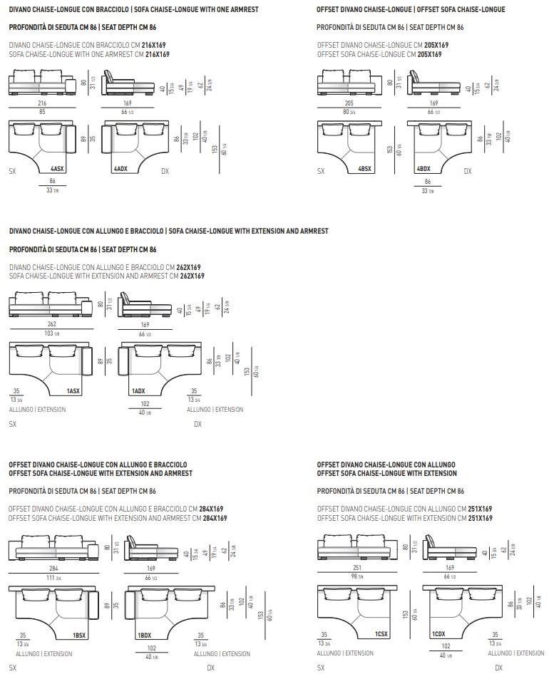 Minotti Секционный модульный диван из ткани sun-id-1383757 - Вид №15