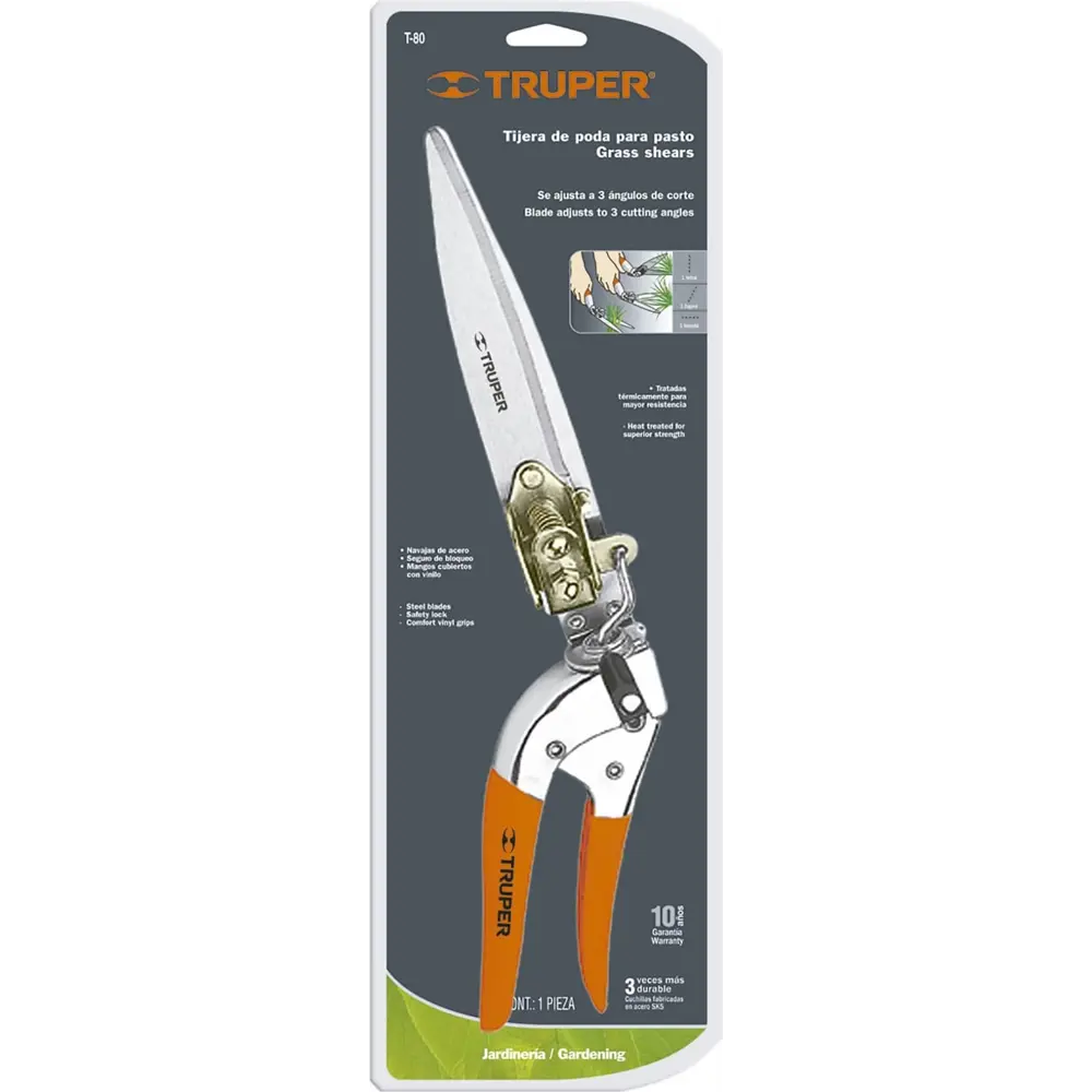 Садовые ножницы Truper с регулируемыми ручками для точной стрижки 83406788 STLM-0041037 - Вид №1
