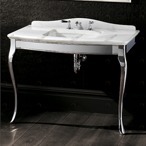 Консоль под раковину со столешницей из мрамора DEJACQCARCR/LS Devon Devon JACQUELINE CONSOLE Devon&Devon DEJACQCARCRLS