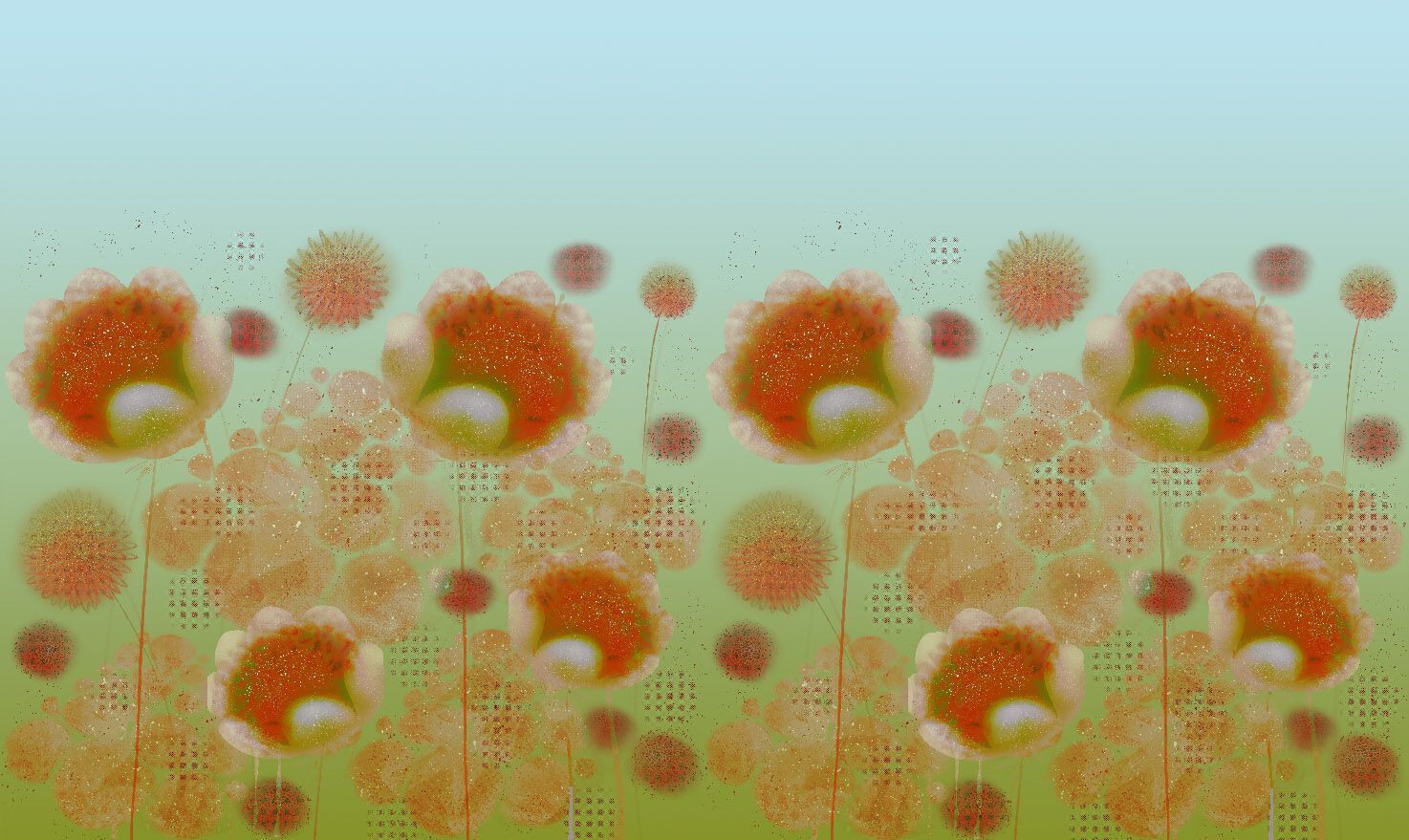 Обои с цветочными мотивами Jannelli&Volpi PEONIES ARCH-00132840 - Вид №3