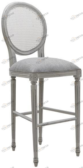 Il Giardino di Legno Табурет из массива дерева с подставкой для ног Mozaic Moza0358