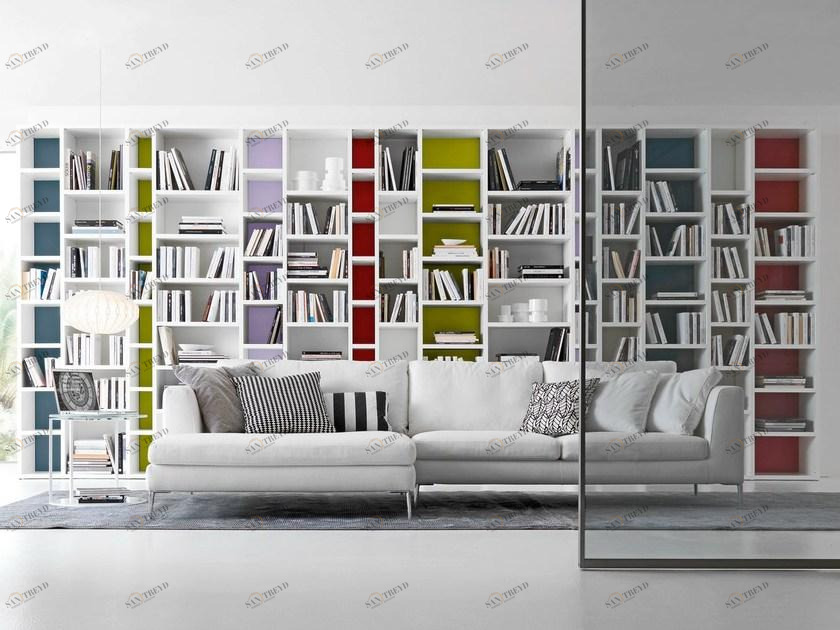 Presotto Модульный книжный шкаф с открытой стенкой Pari & dispari librerie sun-id-1375275