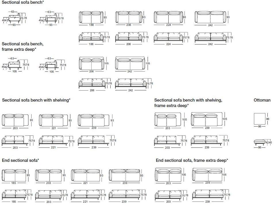 Rolf Benz Кожаный диван Rolf benz 515 addit sun-id-1466469 - Вид №1